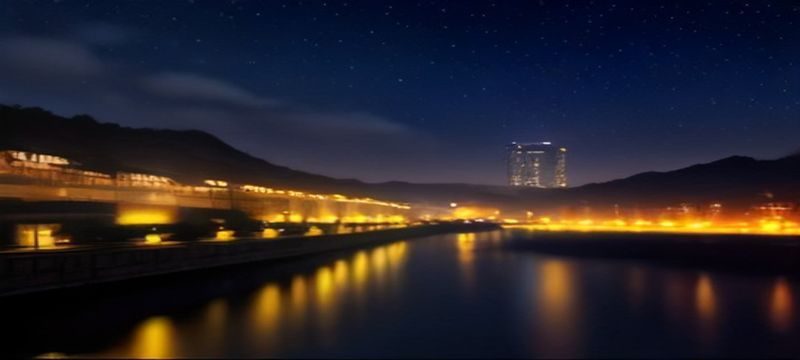 香港1990年代电影院霓虹招牌夜景，胶片质感的橙黄灯光映照着经典三级海报，呈现旧时代香港影业的繁华氛围